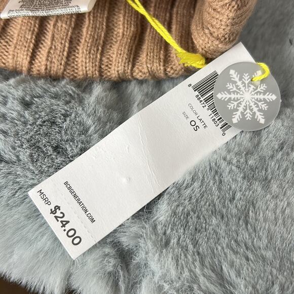 NWT BCBGeneration funny toboggan ski hat beanie one size fits most - Picture 6 of 6